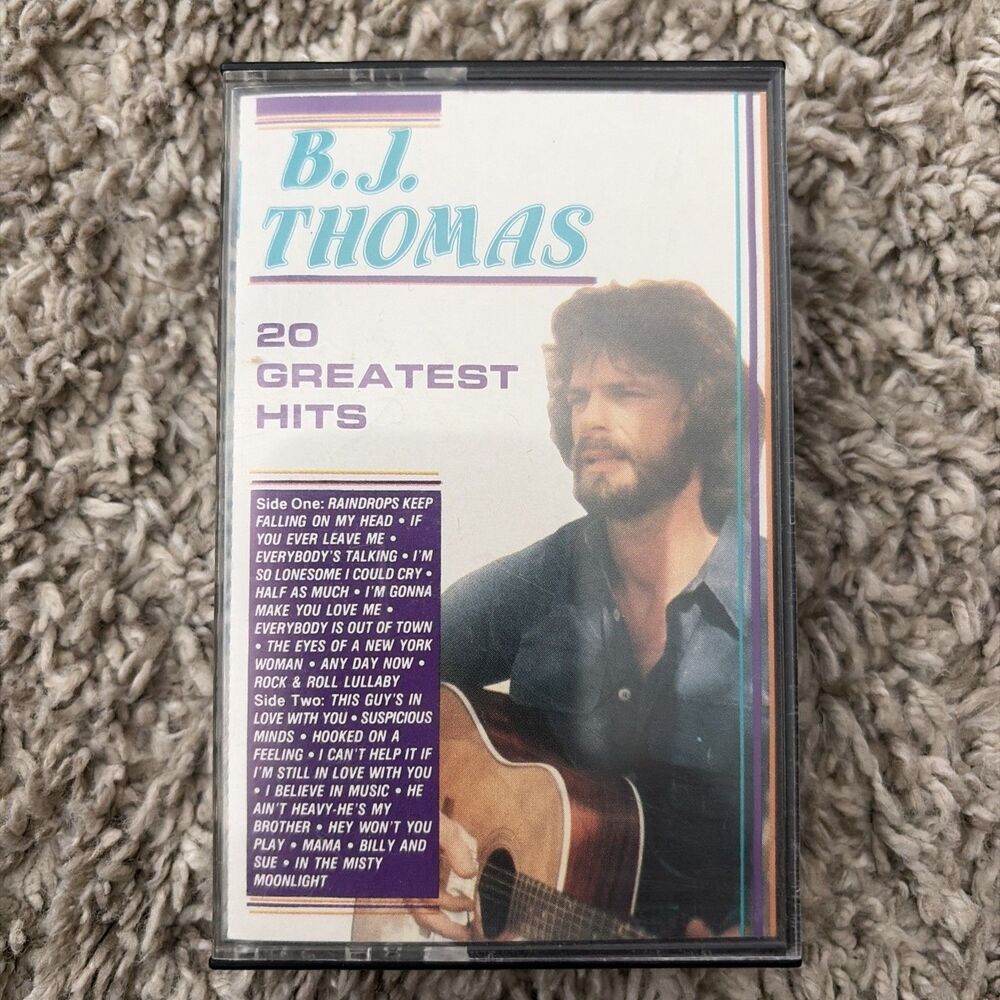 Vintage B.J. Thomas- 20 Greatest Hits Cassette Tape